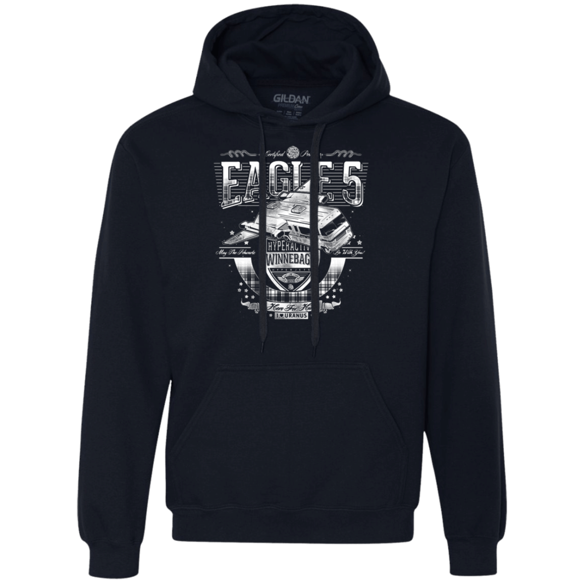 Sweatshirts Navy / Small Hero 4 Hire Premium Fleece Hoodie