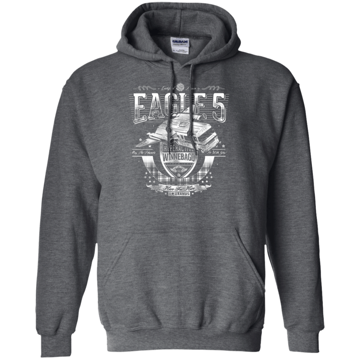 Sweatshirts Dark Heather / Small Hero 4 Hire Pullover Hoodie