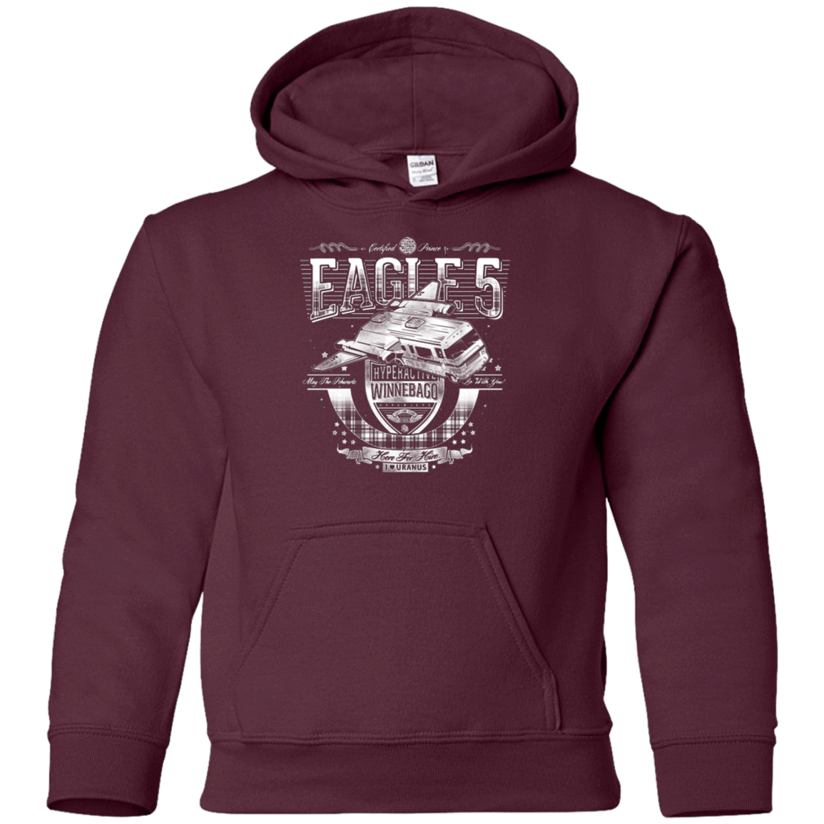 Sweatshirts Maroon / YS Hero 4 Hire Youth Hoodie