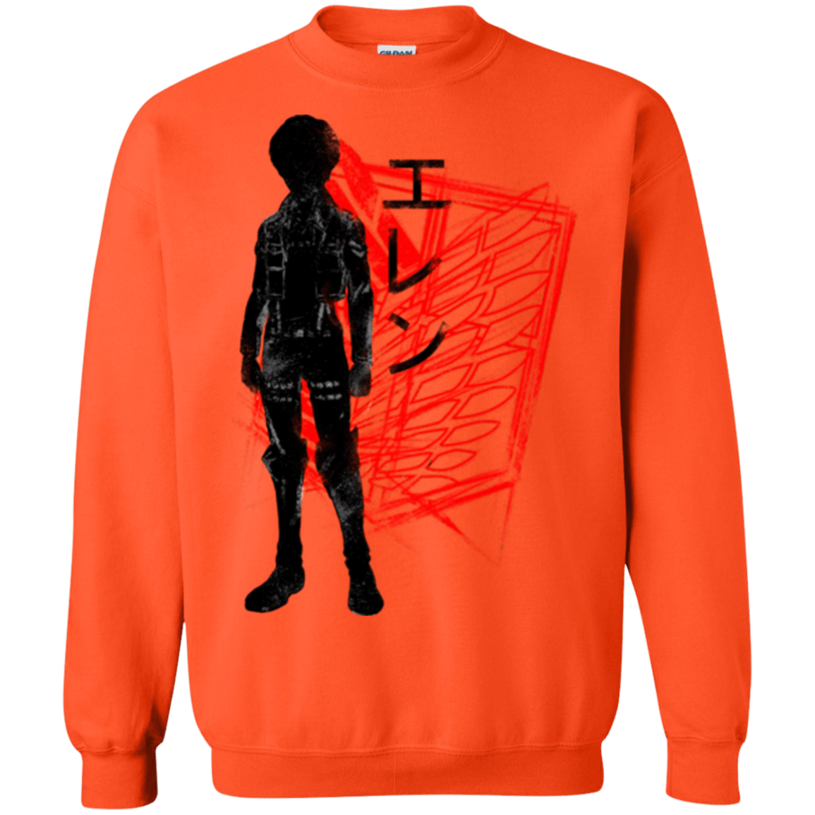 Sweatshirts Orange / Small Hero Crewneck Sweatshirt