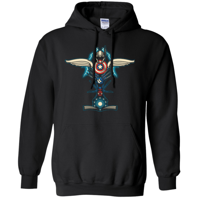 Sweatshirts Black / Small HERO TOTEM Pullover Hoodie