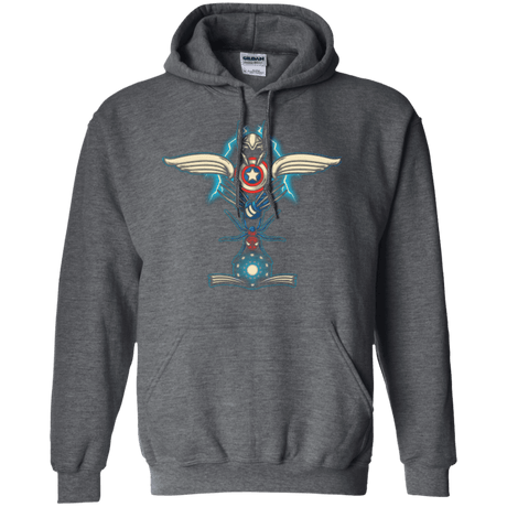 Sweatshirts Dark Heather / Small HERO TOTEM Pullover Hoodie
