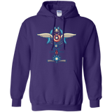 Sweatshirts Purple / Small HERO TOTEM Pullover Hoodie