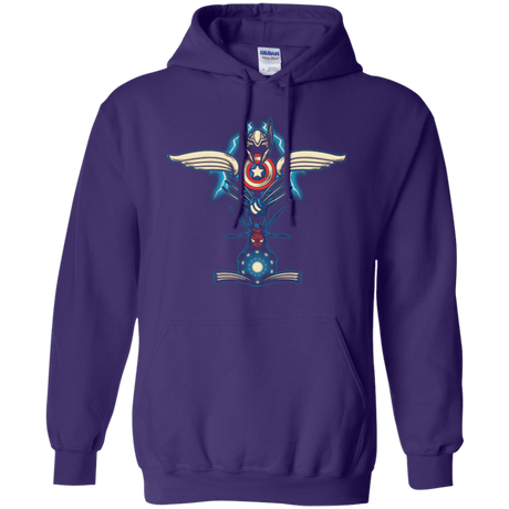 Sweatshirts Purple / Small HERO TOTEM Pullover Hoodie