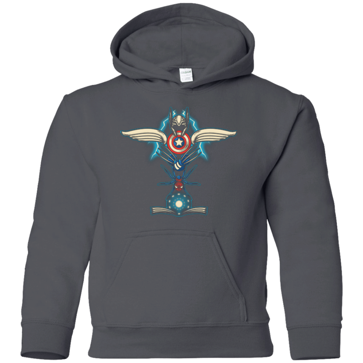 Sweatshirts Charcoal / YS HERO TOTEM Youth Hoodie