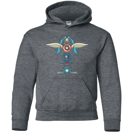 Sweatshirts Dark Heather / YS HERO TOTEM Youth Hoodie