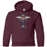 Sweatshirts Maroon / YS HERO TOTEM Youth Hoodie