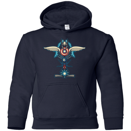 Sweatshirts Navy / YS HERO TOTEM Youth Hoodie