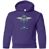 Sweatshirts Purple / YS HERO TOTEM Youth Hoodie