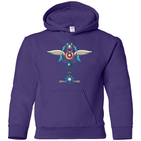 Sweatshirts Purple / YS HERO TOTEM Youth Hoodie