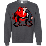 Sweatshirts Dark Heather / S Hero vs Antihero Crewneck Sweatshirt