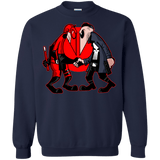 Sweatshirts Navy / S Hero vs Antihero Crewneck Sweatshirt