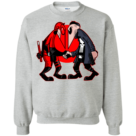 Sweatshirts Sport Grey / S Hero vs Antihero Crewneck Sweatshirt