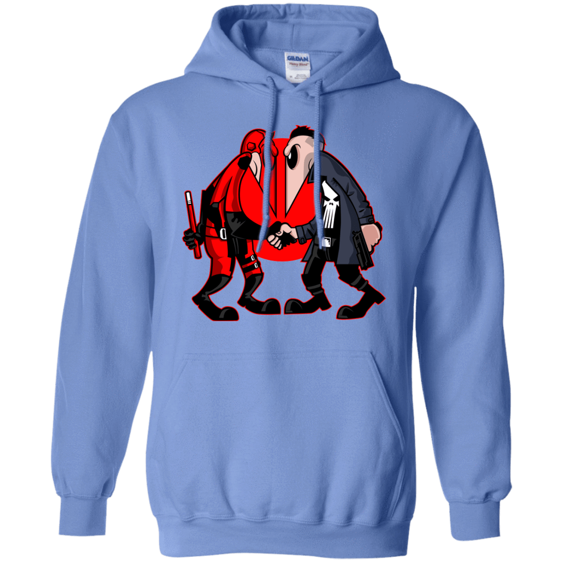 Sweatshirts Carolina Blue / S Hero vs Antihero Pullover Hoodie