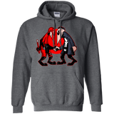 Sweatshirts Dark Heather / S Hero vs Antihero Pullover Hoodie