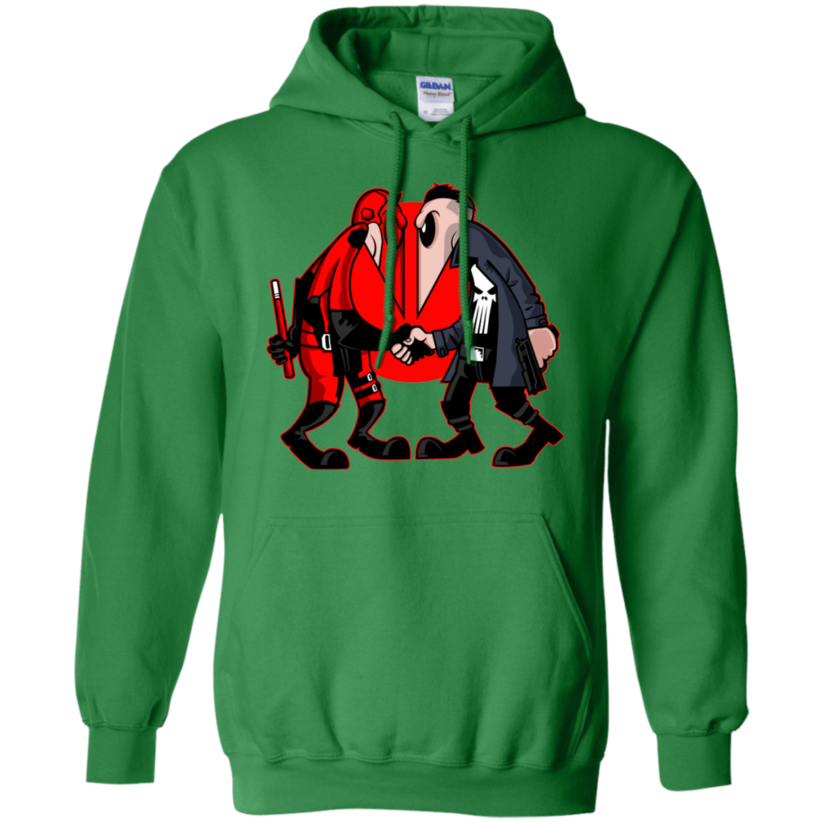 Sweatshirts Irish Green / S Hero vs Antihero Pullover Hoodie