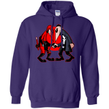 Sweatshirts Purple / S Hero vs Antihero Pullover Hoodie