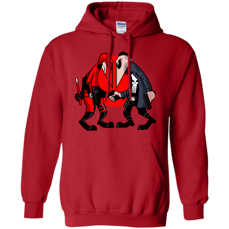 Sweatshirts Red / S Hero vs Antihero Pullover Hoodie