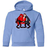 Sweatshirts Carolina Blue / YS Hero vs Antihero Youth Hoodie