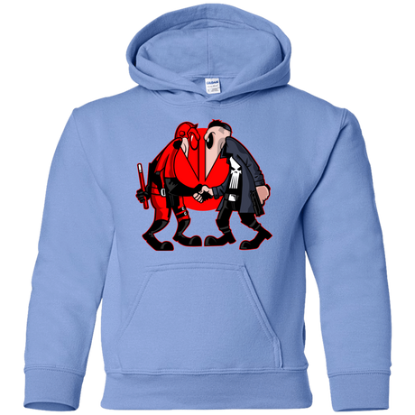 Sweatshirts Carolina Blue / YS Hero vs Antihero Youth Hoodie