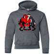 Sweatshirts Dark Heather / YS Hero vs Antihero Youth Hoodie