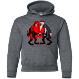 Sweatshirts Dark Heather / YS Hero vs Antihero Youth Hoodie