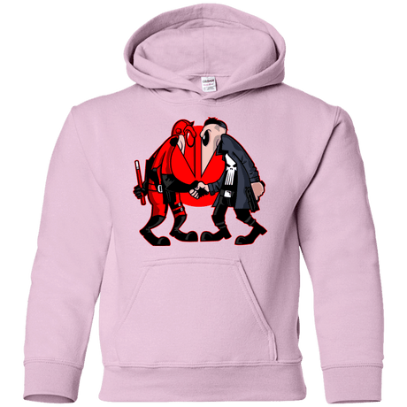 Sweatshirts Light Pink / YS Hero vs Antihero Youth Hoodie