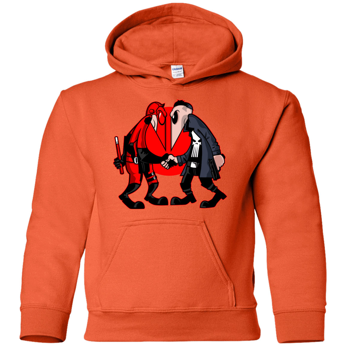Sweatshirts Orange / YS Hero vs Antihero Youth Hoodie