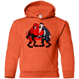 Sweatshirts Orange / YS Hero vs Antihero Youth Hoodie