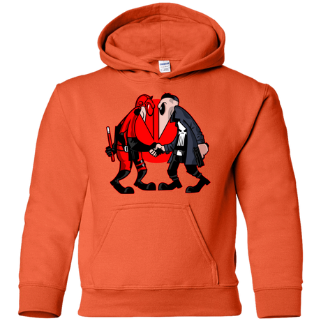 Sweatshirts Orange / YS Hero vs Antihero Youth Hoodie