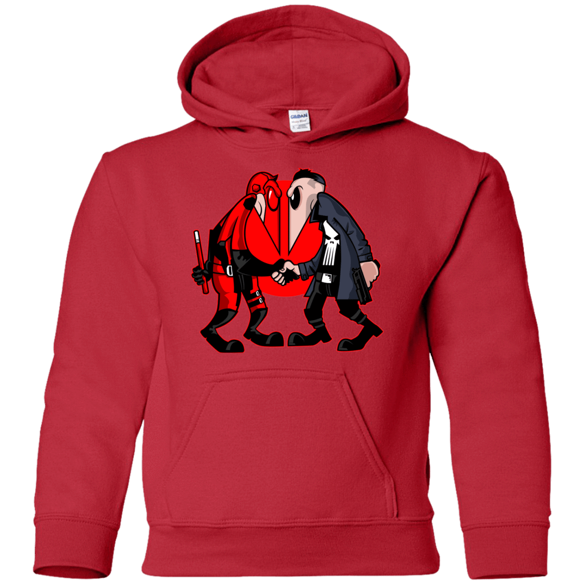 Sweatshirts Red / YS Hero vs Antihero Youth Hoodie