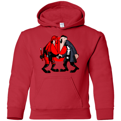 Sweatshirts Red / YS Hero vs Antihero Youth Hoodie
