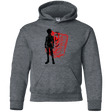 Sweatshirts Dark Heather / YS Hero Youth Hoodie