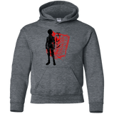 Sweatshirts Dark Heather / YS Hero Youth Hoodie