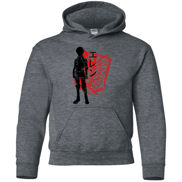 Sweatshirts Dark Heather / YS Hero Youth Hoodie