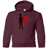 Sweatshirts Maroon / YS Hero Youth Hoodie