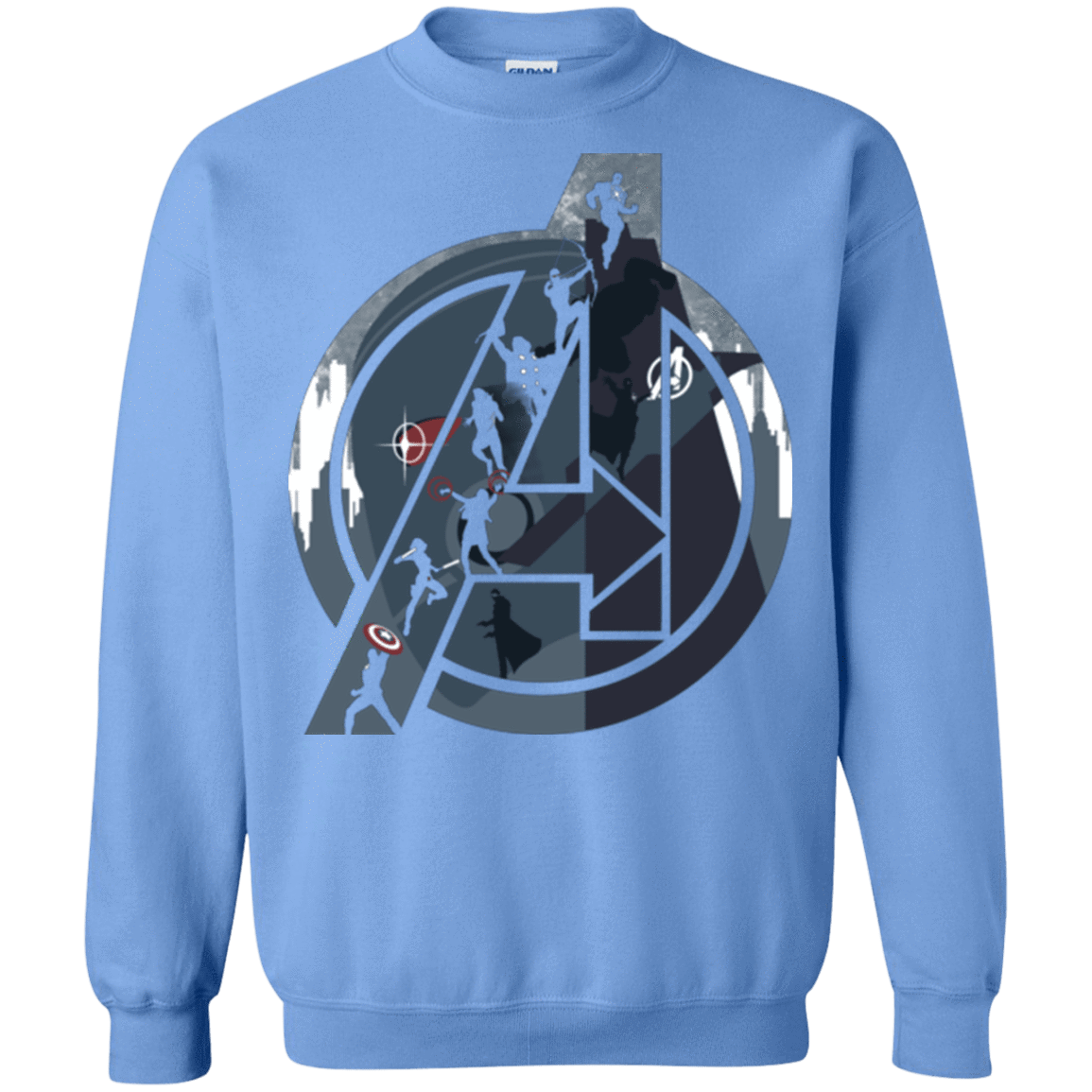 Sweatshirts Carolina Blue / Small Heroes Assemble Crewneck Sweatshirt