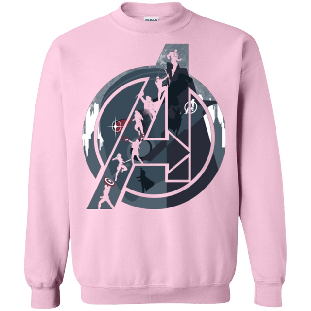 Sweatshirts Light Pink / Small Heroes Assemble Crewneck Sweatshirt