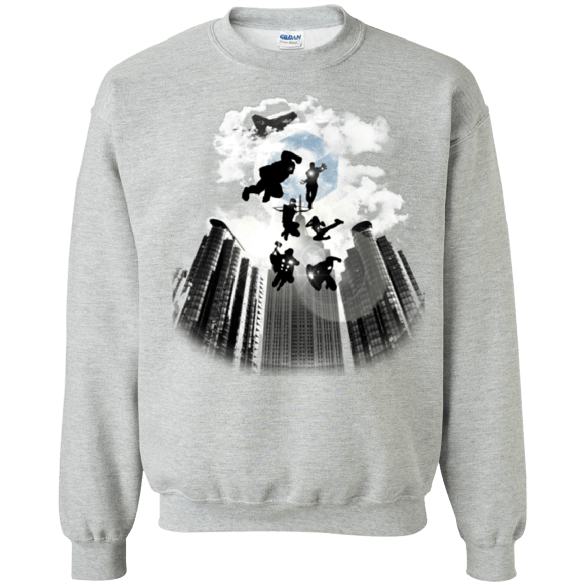 Sweatshirts Sport Grey / Small Heroes Assemble!! Crewneck Sweatshirt