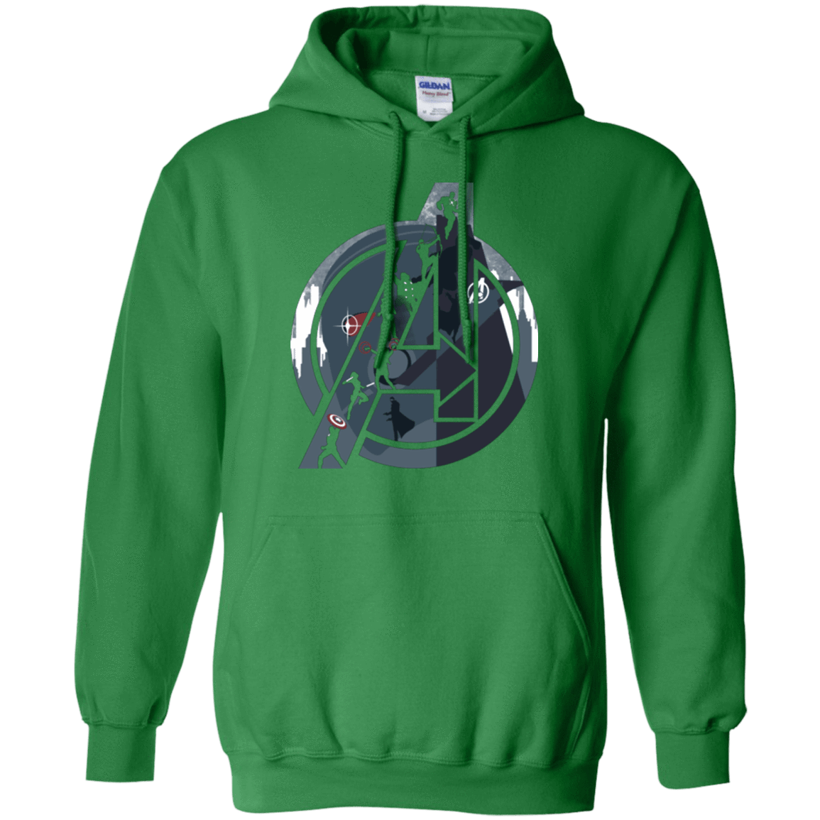 Sweatshirts Irish Green / Small Heroes Assemble Pullover Hoodie