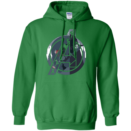 Sweatshirts Irish Green / Small Heroes Assemble Pullover Hoodie