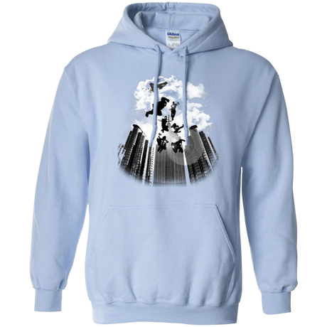 Sweatshirts Light Blue / Small Heroes Assemble!! Pullover Hoodie