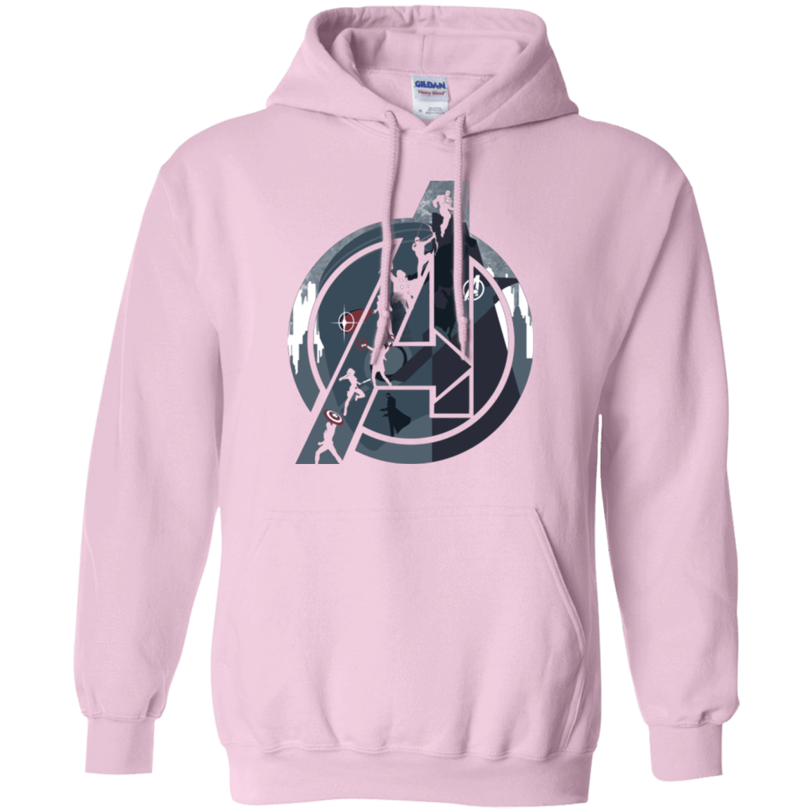 Sweatshirts Light Pink / Small Heroes Assemble Pullover Hoodie