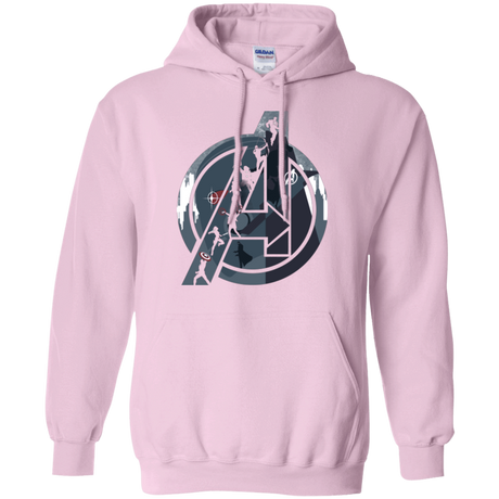 Sweatshirts Light Pink / Small Heroes Assemble Pullover Hoodie