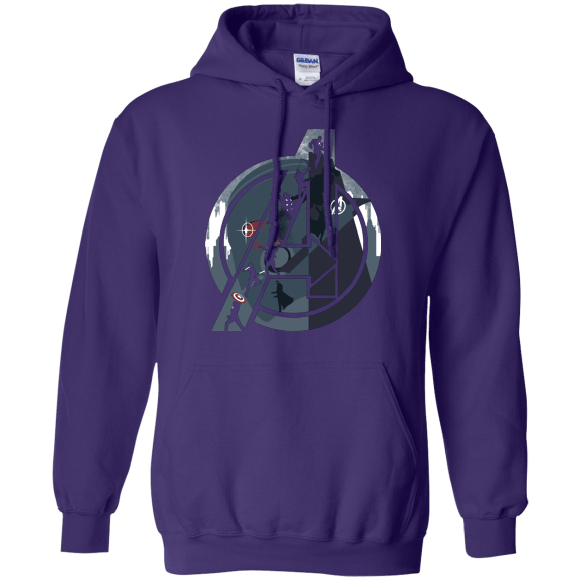 Sweatshirts Purple / Small Heroes Assemble Pullover Hoodie