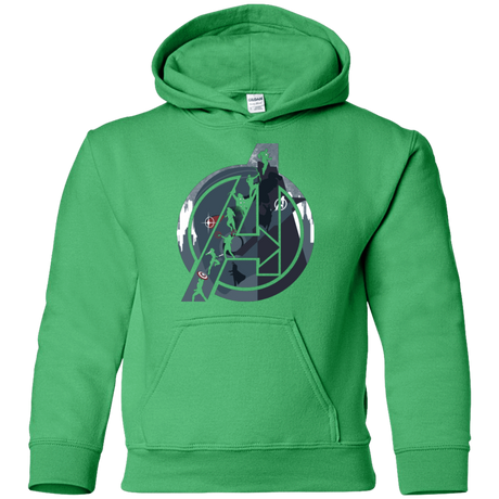Sweatshirts Irish Green / YS Heroes Assemble Youth Hoodie
