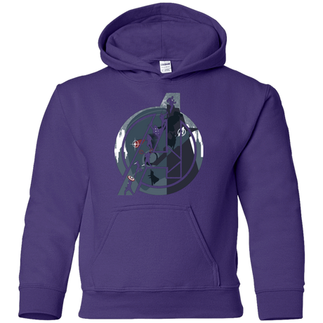 Sweatshirts Purple / YS Heroes Assemble Youth Hoodie