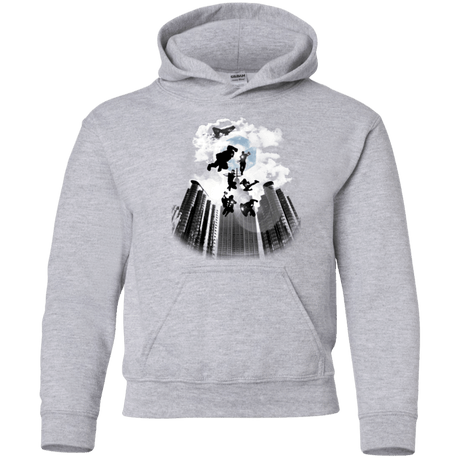 Sweatshirts Sport Grey / YS Heroes Assemble!! Youth Hoodie