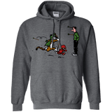 Sweatshirts Dark Heather / S Heroes At Work Pullover Hoodie