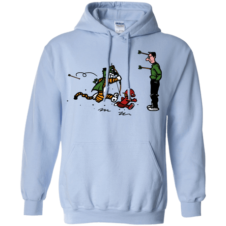 Sweatshirts Light Blue / S Heroes At Work Pullover Hoodie